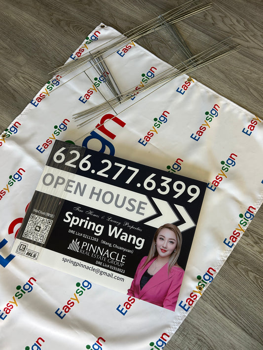 02-Yard Sign and H-Stake 尺寸为 24 英寸 x 18 英寸