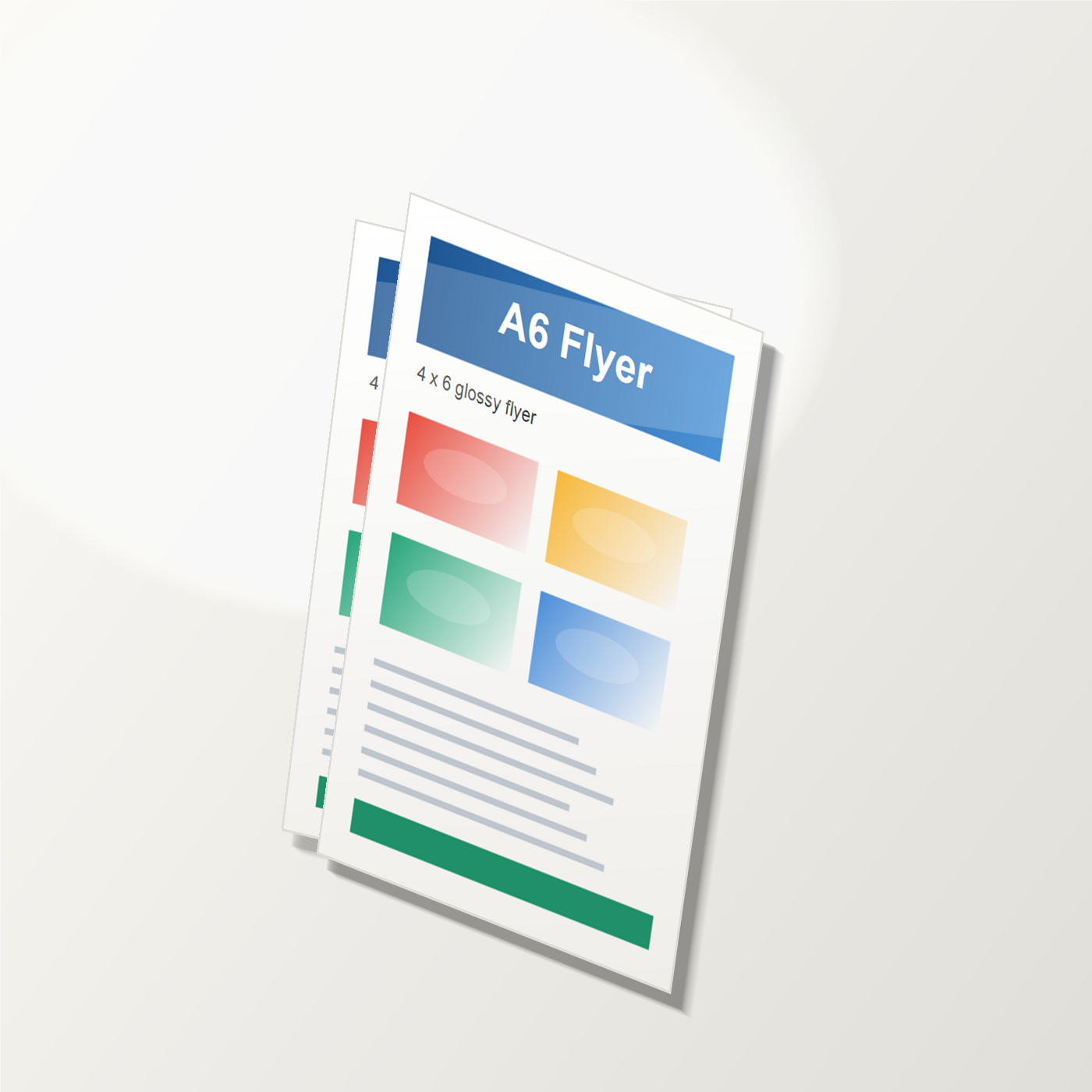 A6 flyer printing cover