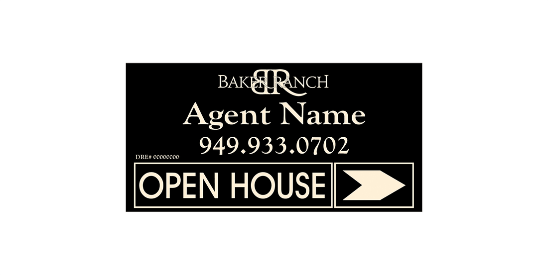 搜索业主协会 - Baker Ranch 开放参观标牌