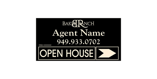 搜索业主协会 - Baker Ranch 开放参观标牌