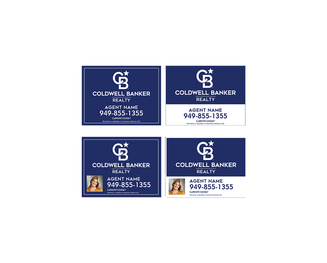 找到您的经纪公司 - Coldwell Banker 房源挂牌标牌 24x18