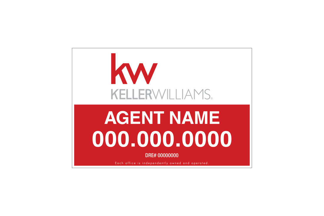 找到您的经纪公司 - Keller Williams 房源挂牌标牌