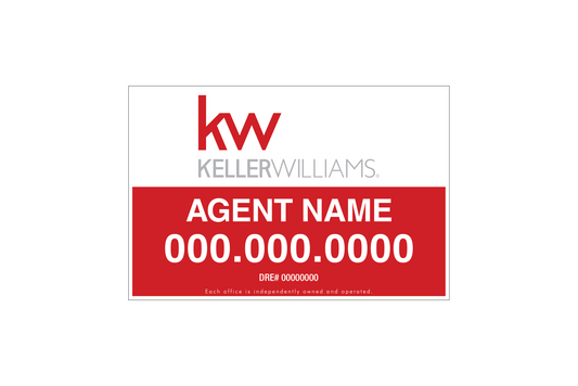 找到您的经纪公司 - Keller Williams 房源挂牌标牌