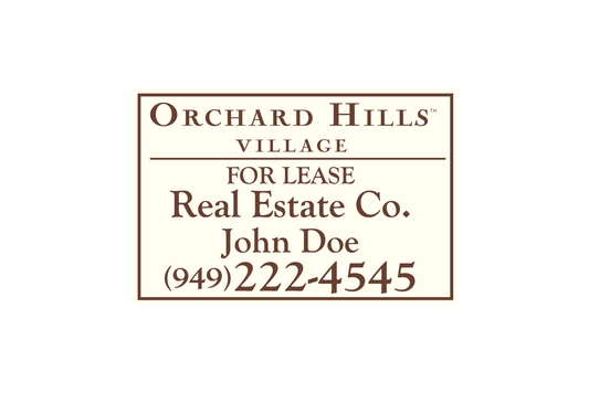 搜索业主协会 - Orchard Hills 房源挂牌标牌