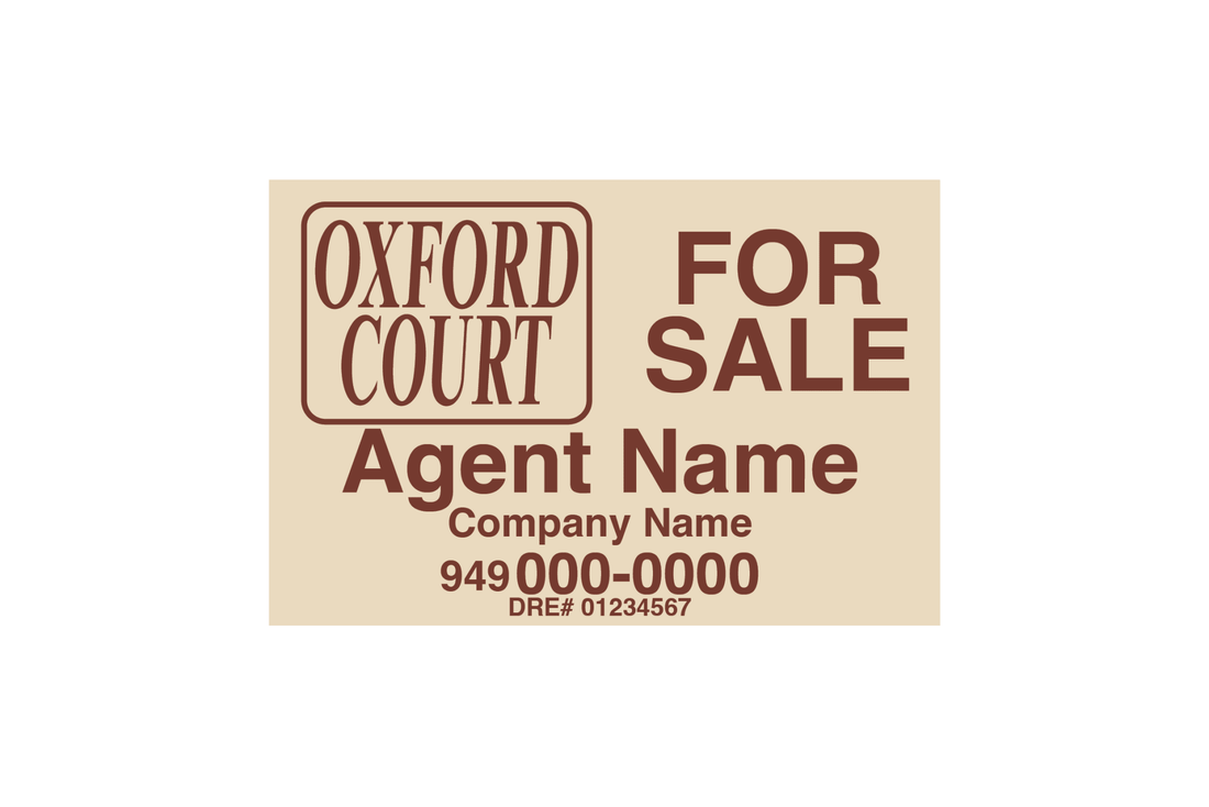 搜索业主协会 - Oxford Court 房源挂牌标牌