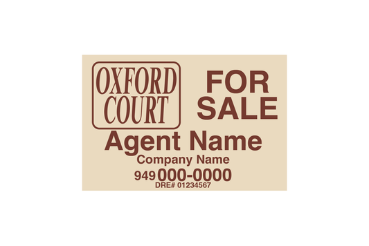 搜索业主协会 - Oxford Court 房源挂牌标牌