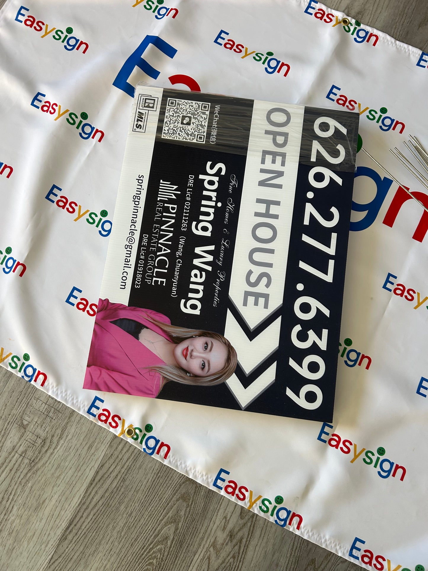 02-Yard Sign and H-Stake 尺寸为 24 英寸 x 18 英寸