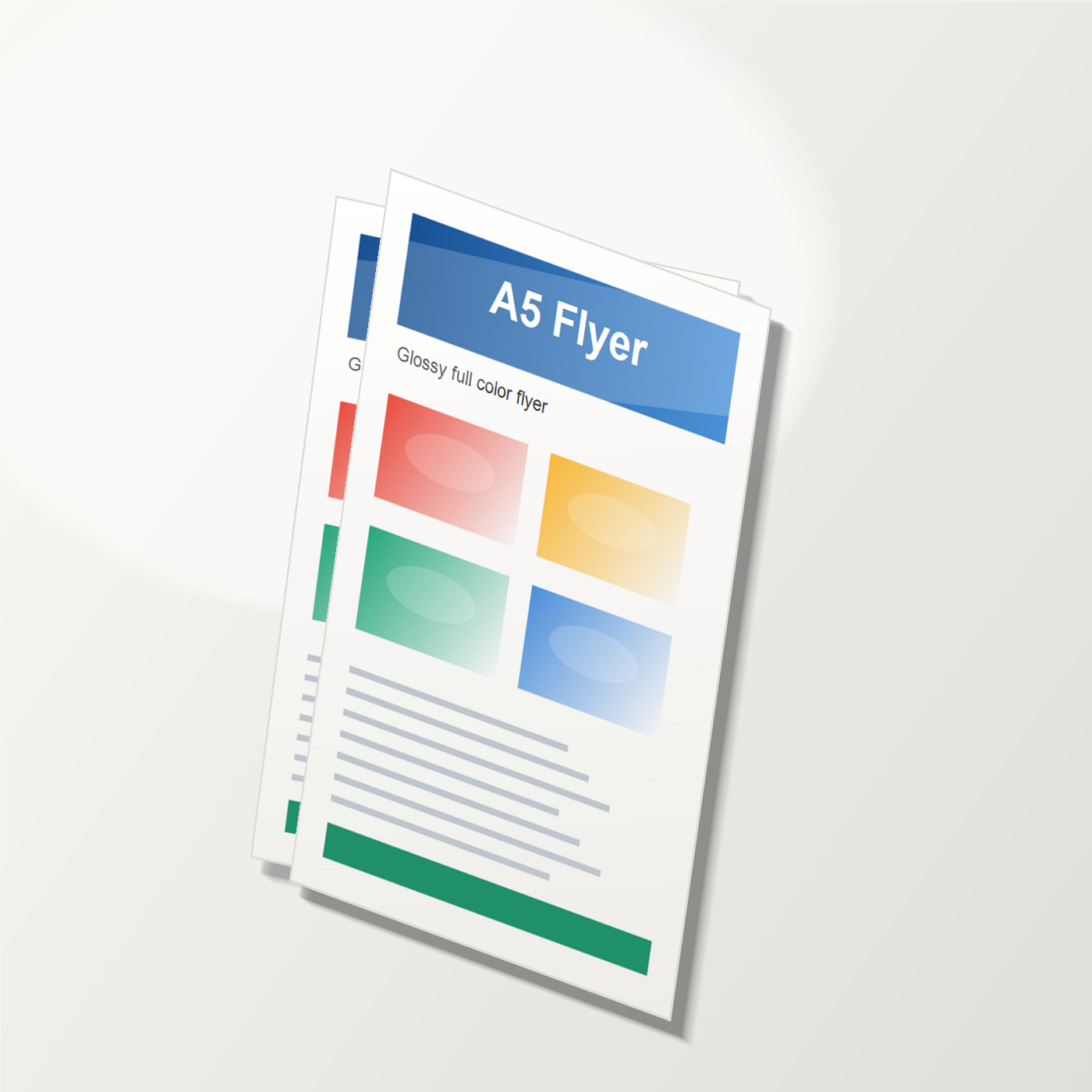 A5 flyer printing cover