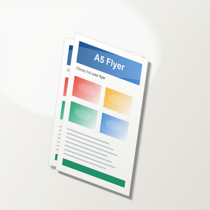 A5 flyer printing cover