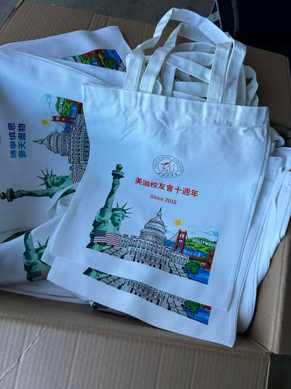 03-帆布包 特价4.5美金带单面打印