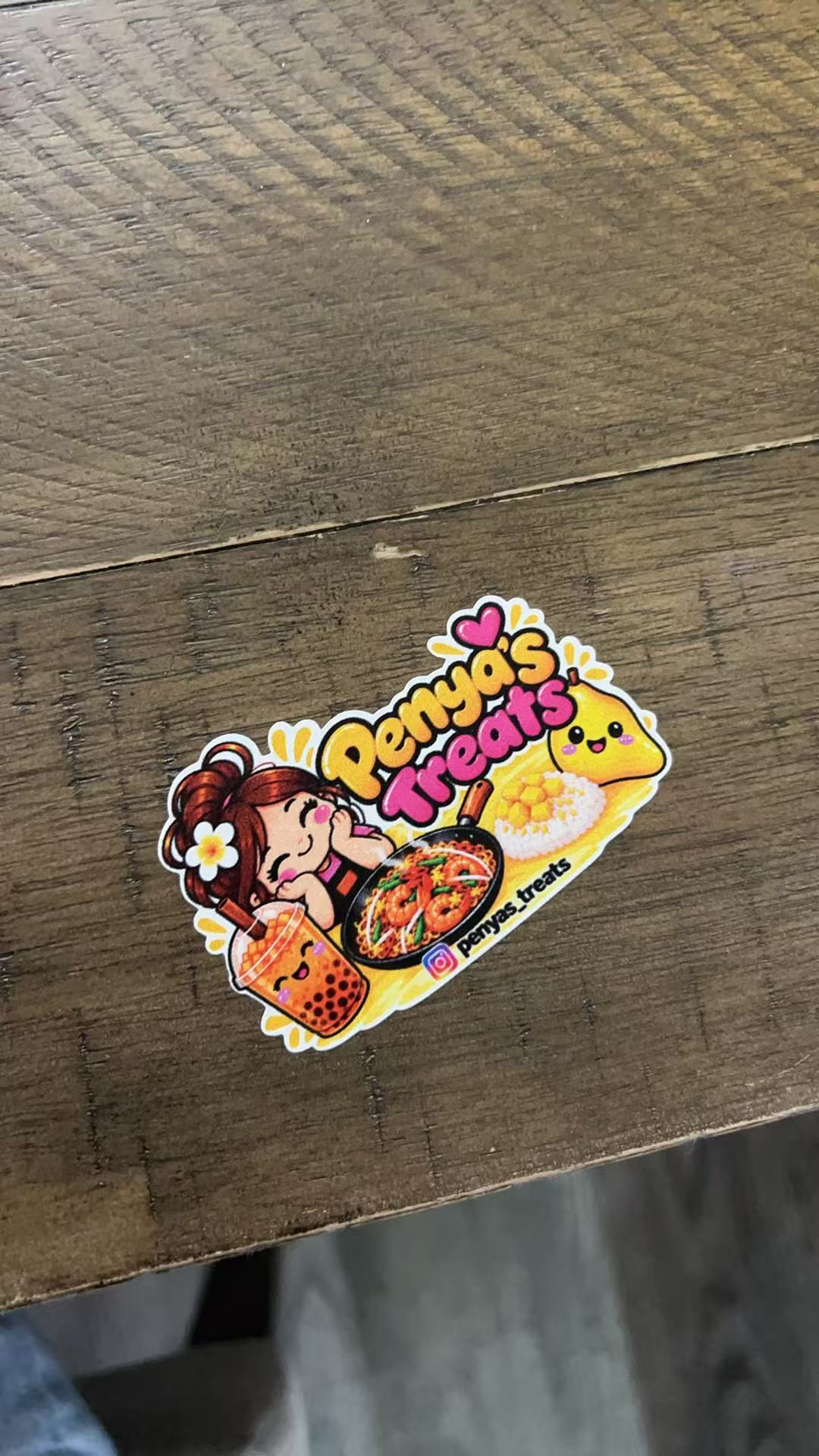 异形贴纸彩印实拍