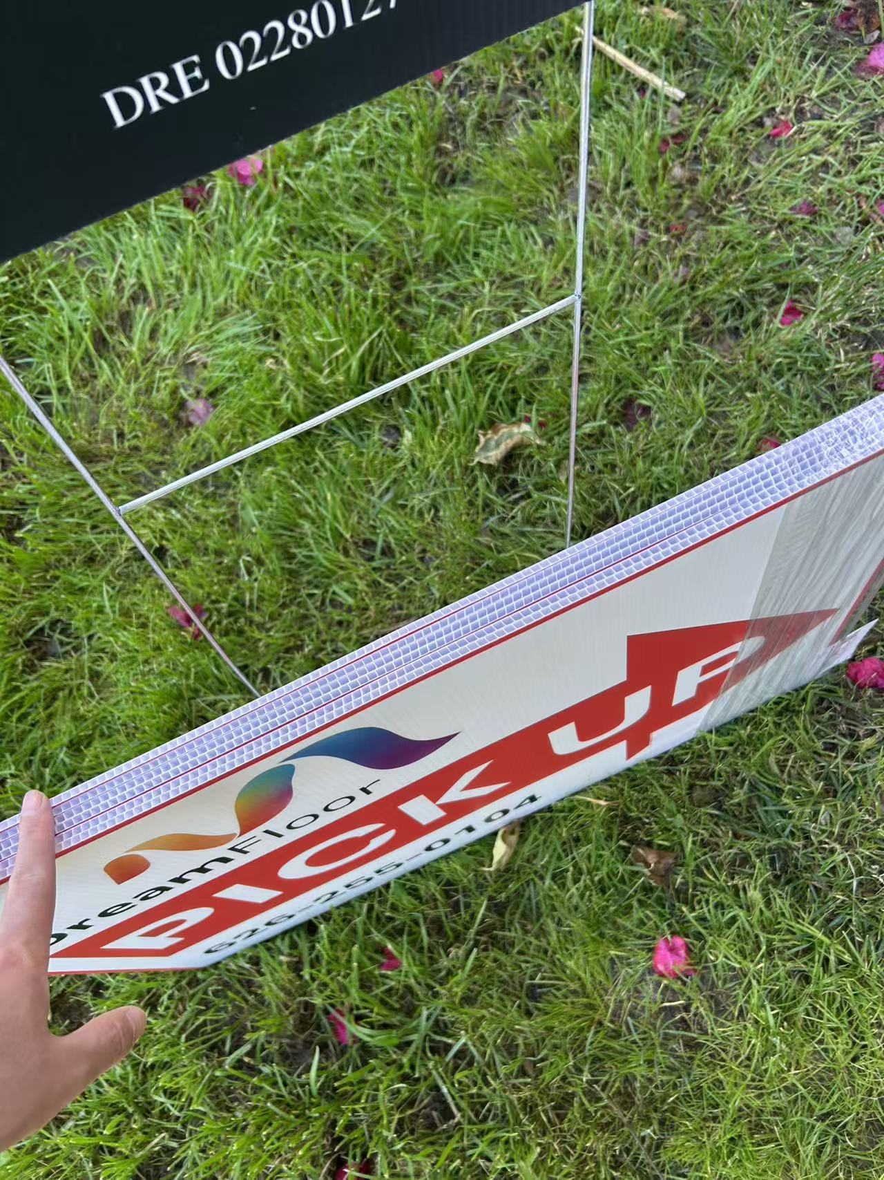 H铁丝架子展示牌