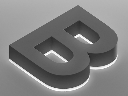 01-标准通道字母